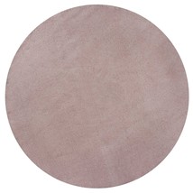 8' Round  Polyester Rose Pink Area Rug - $691.49