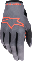 Alpinestars Mens MX Offroad Radar Gloves Magnet/Neon Red Md - £22.14 GBP