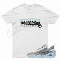 White TRUST T Shirt for N Cosmic Unity Space Hippie Particle Grey Blue Max - £20.49 GBP+