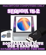 Mac OS Sequoia Bootable USB C Flash Drive Installer Repair With Guide - $431.00 MXN
