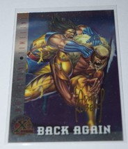 Fleer Ultra Chromium X-Men Back Again Wolverine and Sabretooth Gold Sign... - €4,32 EUR