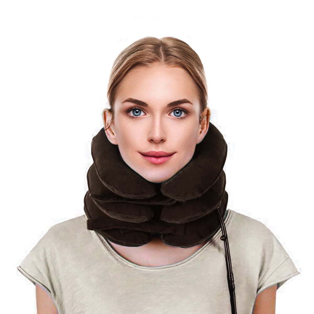 JDOHS Cervical Neck Traction Device Inflatable Neck Brace for Neck Pain - $15.82