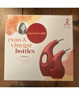 Rachael Ray Serveware EVOO &amp; Vinegar Stoneware Bottle Set Red 53253 - $22.76