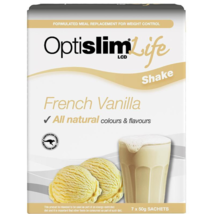 OptiSlim Life Shake French Vanilla 50g x 7 - $95.62