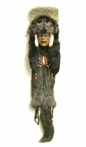 Native American Assiniboine Walking Wolf Spirit Mask By Creek Indian La Ne Ayo - £776.32 GBP