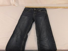 Silver Jeans Girls Size 14 Garrett Cut Dark Wash Denim Jeans - £19.85 GBP