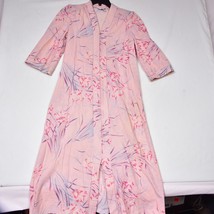 FLAWED Sears Take Along Zip Up Bathrobe Women&#39;s Sz Small See Photos FLAW... - $19.39 CAD