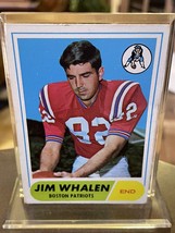 1968 Topps Football Jim Whalen #20 G-VG Boston Patriots - £5.99 GBP