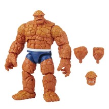 Marvel Hasbro Legends Series Retro Fantastic Four Thing 6-inch Action Figure Toy - £42.48 GBP