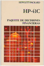 Financial Decisions Pac Spanish User Manual *NEW* [Vintage Calculator HP... - £23.66 GBP