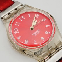 1995 Red Dial Swiss Swatch Lady Watch for Women, Ladies Swiss Swatch Red... - £43.92 GBP