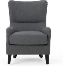 Christopher Knight Home Quentin Fabric Sofa Chair, Charcoal - £218.10 GBP