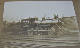 1899 ANTIQUE NEW YORK CENTRAL TRAIN ENGINE 946 PHOTO ENGINEER ID&#39;d NYC &amp;... - $34.64