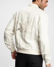 John Varvatos Collection Men&#39;s Rock &amp; Soul Eagle Embroidery  Bomber Jack... - £286.95 GBP