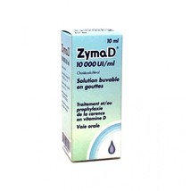 Zyma-Vitamin D 10,000 UI / ml Drinkable Solution/Drops-Bottle of 10ml  - £9.47 GBP