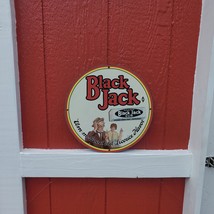 Vintage 1930 Adams Black Jack Licorice Flavor Gum Porcelain Gas &amp; Oil Pump Sign - £99.91 GBP