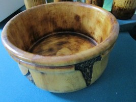 Tom Evans Wood Hand Carved Art Craft Bowl VASES Pick ONE (Number: 1- Carved Bowl - $21.55+