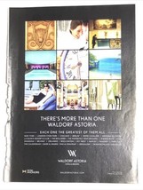 Waldorf Astoria Hotel Print Ad 2013 New Yorker Magazine Advertising Photo - £7.95 GBP