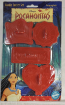 Vintage Walt Disney's Pocahontas Cookie Cutter Set of 4 by Wilton - $8.25
