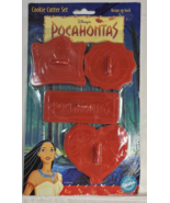 Vintage Walt Disney&#39;s Pocahontas Cookie Cutter Set of 4 by Wilton - £6.51 GBP
