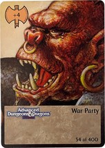 Spellfire Master the Magic 2nd edition Card 54/400 War Party, Advanced D&amp;D - £1.11 GBP