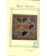 A.M. Creations April Showers Applique Quilt Pattern 44x44 wall hanging New - €7,81 EUR