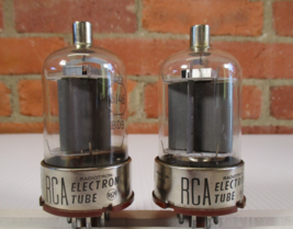 RCA 6146  Vacuum Tubes Gray Plate Matching Codes TV-7 Tested Good - £14.29 GBP