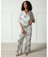 Printfresh Bagheera White Short Sleeve Pants PJ Set XS Tall Animal Print... - $1,071.16 MXN