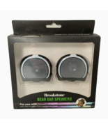 Brookstone Bear Ear Speakers Color Changing Lights Removable Twist Rare HTF - $1,390.86 MXN