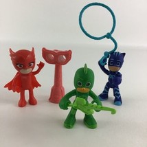 PJ Masks Figure Topper Toy Lot Accessories Owlette Catboy Gekko Heroes Just Play - £14.75 GBP