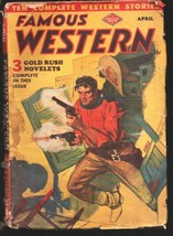 Famous Western4 1943-Columbia-A-Leslie Ross cover art-James Blish-Robert Turn... - £59.24 GBP