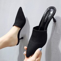summer women Slippers wear thin heels with heels sandals slippers  breathable wi - £20.26 GBP
