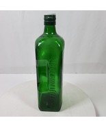 Vintage Jagermeister Green Bottle EMPTY 12.5 Inch Tall w/ Lid - $224.81 MXN