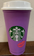 Starbucks Color Changing 2021 Reusable Hot Cup 16 oz Valentines Day Lips... - £9.31 GBP