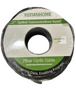 330ft/100m OD-5mm Industrial TPU OM3 Fiber Optic Uniboot LC to LC Outdoo... - $102.16