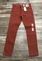 Mutual Weave Mens 32x34 The Slim Fit Burnt Orange Flex Jeans New with Tags - $23.02