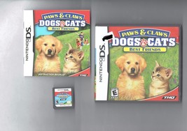 Nintendo DS Paws And Claws Dogs And Cats Best Friends Video Game CIB - £15.18 GBP