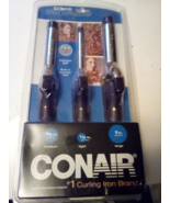 Conair Supreme Curling Iron Combo Pack 1/2&quot; 3/4&quot; 1&quot; New SEALED Package - £13.69 GBP