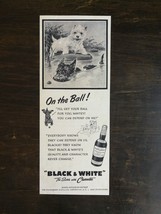 Vintage 1937 Black &amp; White Scotch Whiskey Blackie &amp; Whitey Original Ad 324 - $6.92