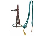 Western Horse Rawhide Core Bosal Hackamore Bitless Bridle Headstall Meca... - £48.69 GBP
