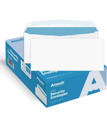 500#10 Security White Envelopes - GUMMED Seal, Windowless Design, Premiu... - $40.20