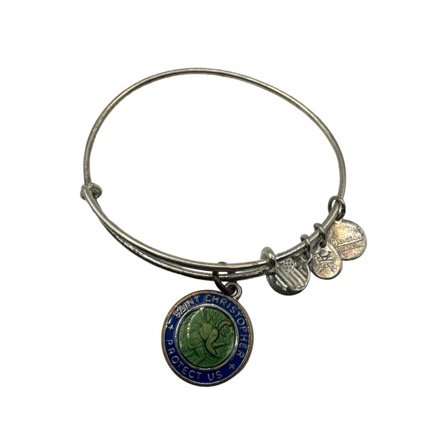 Primary image for ALEX AND ANI St. Christopher Color Infusion Charm Bangle