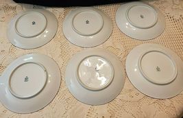 ANTIQUE RS GERMANY BREAD & BUTTER PLATES (6) 6 1/4" image 2