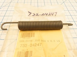 MTD Cub 732-04247 Extension Spring 6.5&quot; X .850&quot; - £11.53 GBP