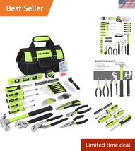 215-Piece Home Repairing Tool Set with 12-Inch Wide Mouth Open Storage B... - $93.91