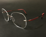 Silhouette Gafas Monturas 5540 JL 6040 Titan Dynamic Contorno Ladrillo 5... - $233.39