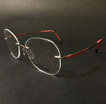 Silhouette Gafas Monturas 5540 JL 6040 Titan Dynamic Contorno Ladrillo 55-17-135 - $233.39