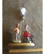 Vintage Atlantic Mold Ceramic  Figures &amp; Lamp  Light - €42,13 EUR