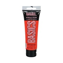 Liquitex BASICS Acrylic Paint 118 ml Tube - Cadmium Red Medium Hue  - £19.68 GBP