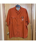 Men&#39;s Spider Wire outdoor fishing button up short sleeve shirt 2XL Light... - $15.75